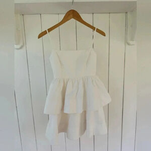 South Moon Under Abbeline Vinci Ruffle Mini Dress size Small